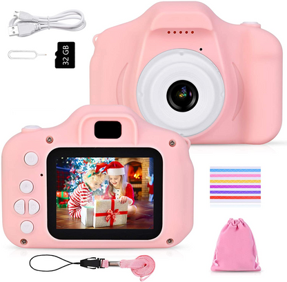 Caméra Appareil Photo pour enfant Full HD + Carte SD 32GB Offerte