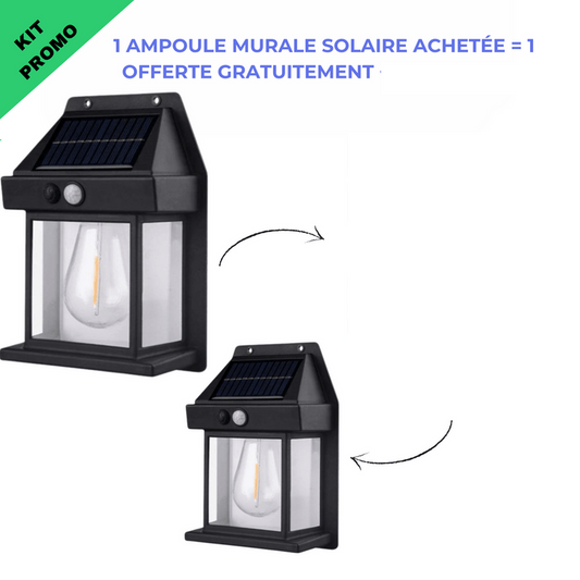 Ampoule murale solaire (01 Achetée = 01 offert )