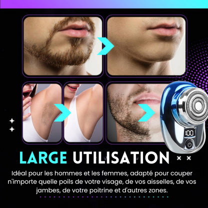MINI RASOIR ELECTRIQUES: Parfait pour les personnes à peaux sensibles (  30 jours Garantie)