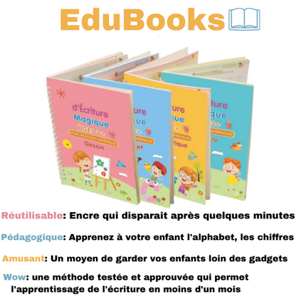 04 Cahiers Magiques™- CAALY FORMAT A5 | UNE ECRITURE PARFAITE EN 14 JOURS CHRONO