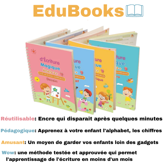 CAHIERS MAGIQUES  |  AIDEZ VOS ENFANTS A AMELIORER LEURS  ECRITURES EN 14 JOURS
