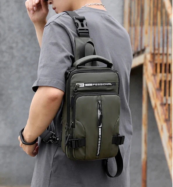 Sac bandoulière de voyage imperméable minimaliste PROFESSIONNAL