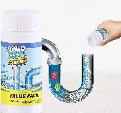 02 boîtes de 100ml d'Agent de dragage puissant pour canalisations de cuisine et de toilettes ⏰Super vente - 49 % de réduction🔥
