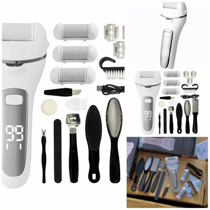 KIT COMPLET APPAREIL DE PEDICURE: Soin Express Pour Talons Abîmés