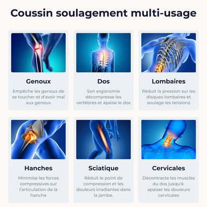 🛏️ Coussin Orthopédique Harmonie – Le secret d'un sommeil sans douleur BJ