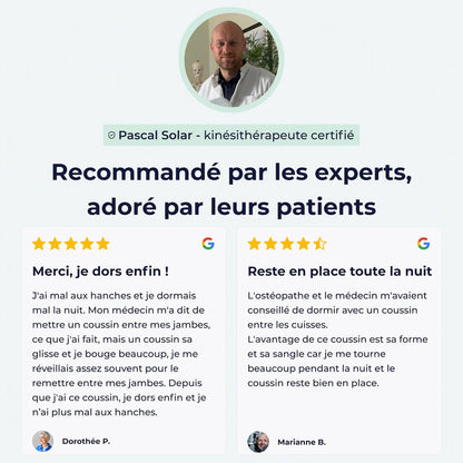 🛏️ Coussin Orthopédique Harmonie – Le secret d'un sommeil sans douleur