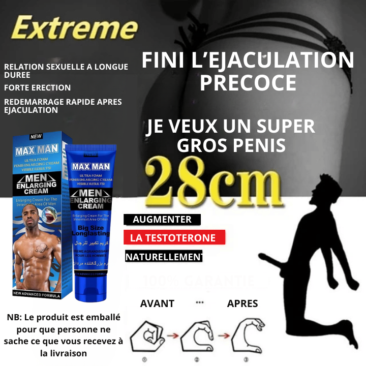 MAXMAN ENLARGING ESSENTIAL  ™ Enfin au Bénin