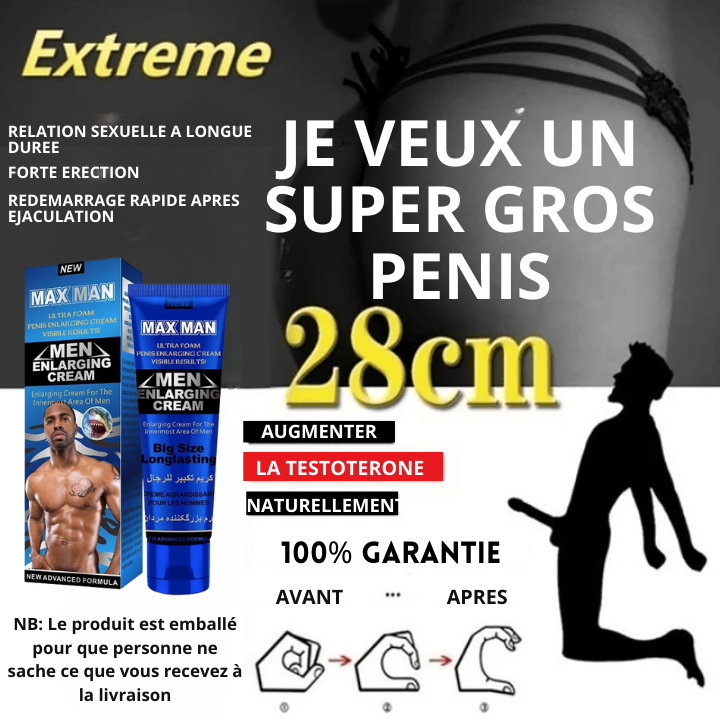 MAXMAN ENLARGING ESSENTIAL  ™ ENFIN DISPONIBLE AU BENIN