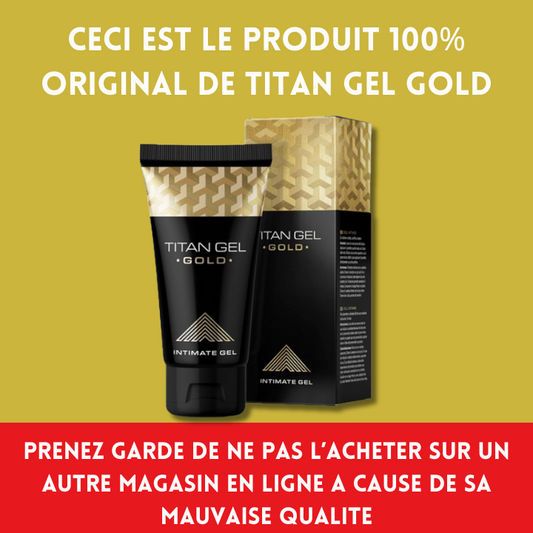 Gel 3 en 1 Titan gold Original  100% original