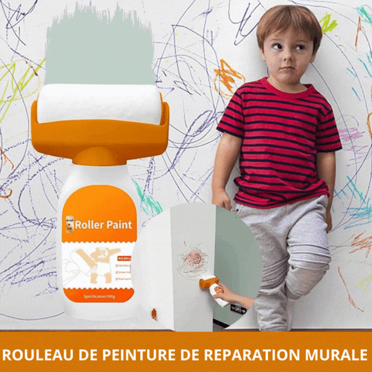 Rouleau de peinture blanc : Facile Appliquer Mur Rouleau Peinture Pour Couverture Uniforme .....