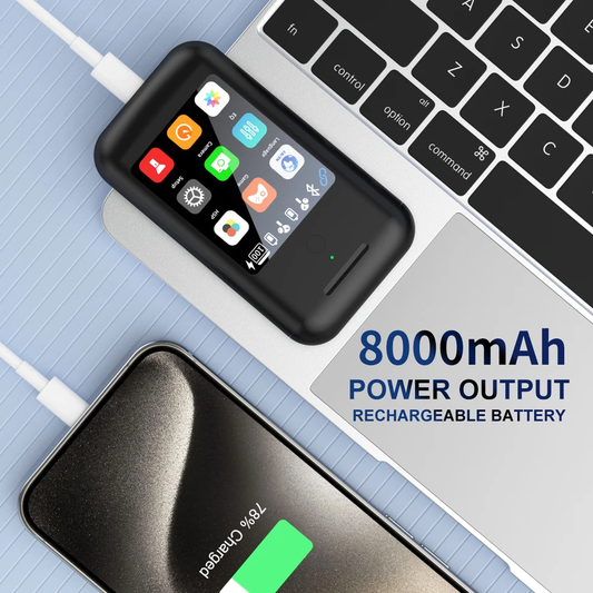 📱 Power bank™ 3-in-1 Charger connecté portable 3 en 1 Écouteurs Bluetooth multimédias ( Power Bank Ecouteurs Bluetooth Ecran Tactile HD)