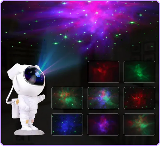 Le projecteur de lumière de la galaxie des astronautes
