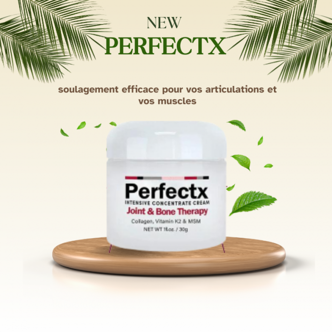 Découvrez la puissance de Perfect X 30g- Crème concentrée intensive,  pour un soulagement optimal.