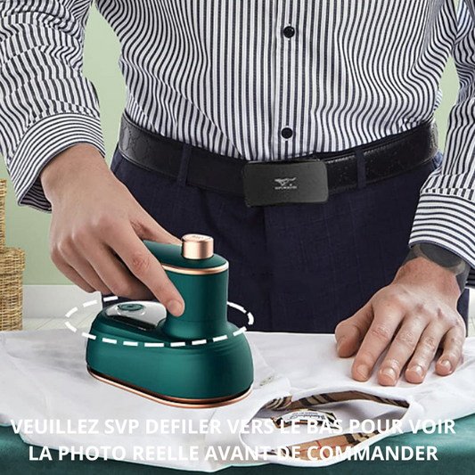 🔥 Défroisseur portatif ( Un repassage parfait en un seul passage) - Garantie 02 Mois  ✨49.99% de réduction