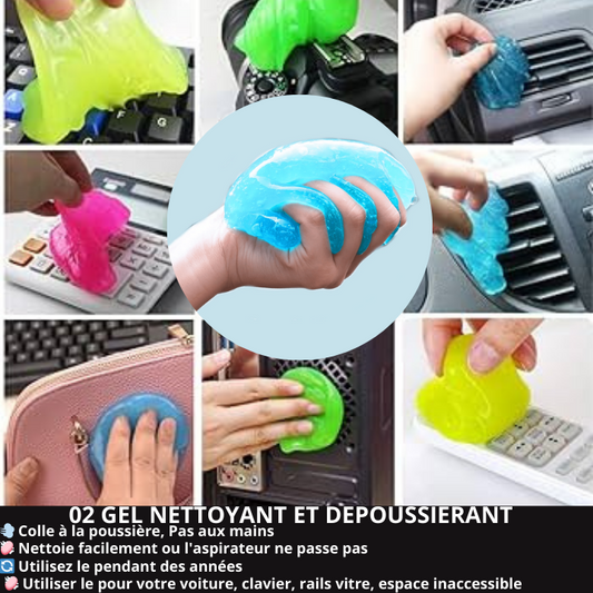 02 Gel Nettoyant et dépoussiérant