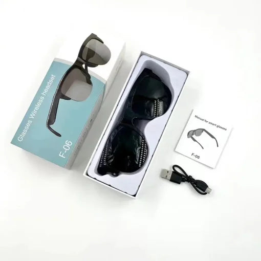 LUNETTE DE SOLEIL AUDIO BLUETOOTH A CONDUCTION OSSEUSE