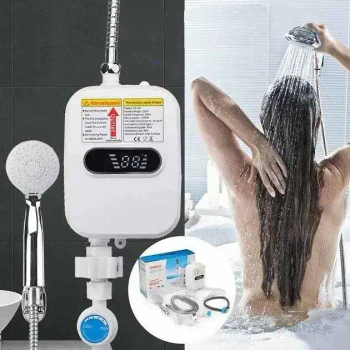 Chauffe-eau Instantané sans Réservoir - Design Compact avec Contrôle de Température Numérique pour Économie d'Énergie ⚡🚿 ....
