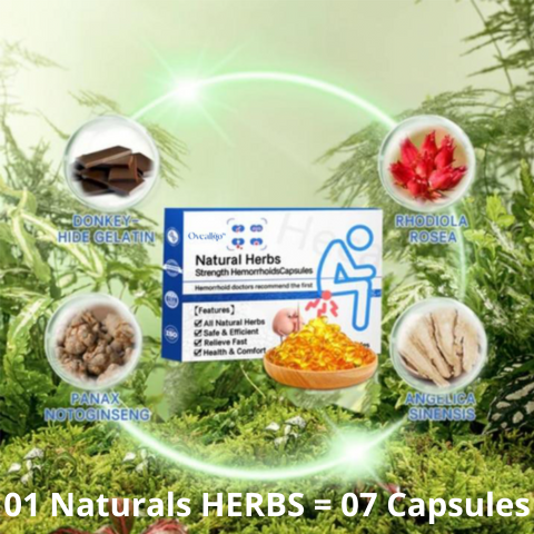 Capsules d'hémorroïdes naturelles à base de plantes