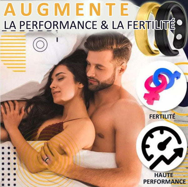 Anneau de puissance thérapeutique  ( Bague couleur Noir)