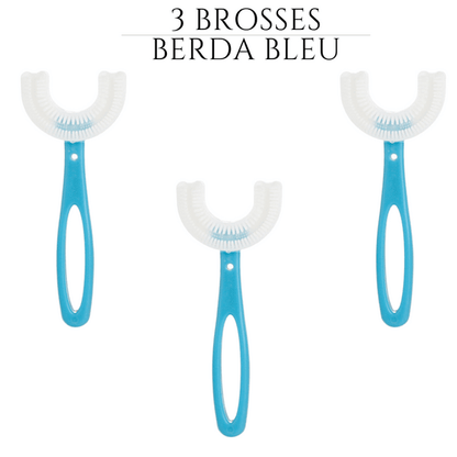 PACK DE 3 BROSSES À DENTS + 2 MOUSSE DENTIFRICE POUR ENFANTS - GEORGES SYNC™