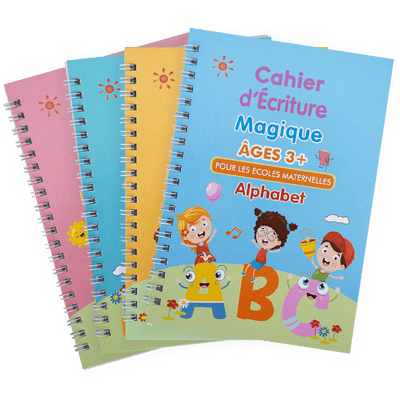 04 Cahiers Magiques™- CAALY FORMAT A5 | UNE ECRITURE PARFAITE EN 14 JOURS CHRONO