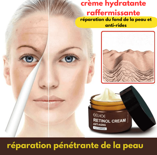 CRÈME RAFFERMISSANTE POUR LA PEAU ANTI-ÂGE RÉTINOL ANTI-RIDES
