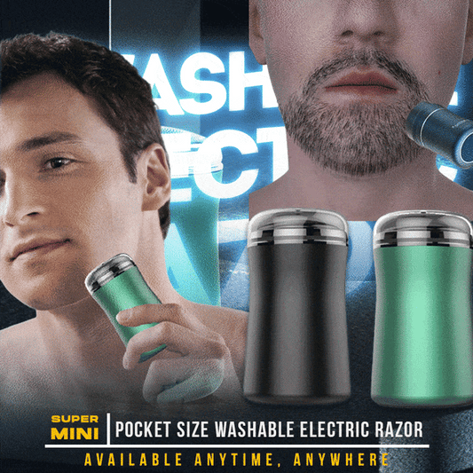 Rasoir électrique lavable de poche 🎁Promo Fêtes des pères