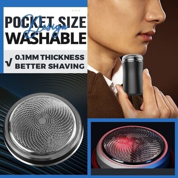 Rasoir électrique lavable de poche 🎁Promo Fêtes des pères
