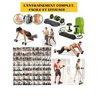 REVOFLEX™ Appareil de Musculation Tout-en-Un – Abdos, Bras, Jambes et Plus, Sans Salle de Sport !