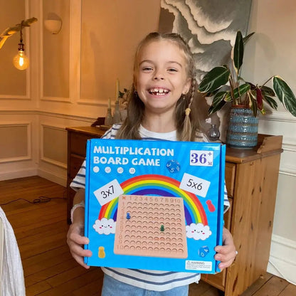 Jeu de Maths Montessori avec Cartes et Dés - Numérofun™ (Multiplication uniquement )
