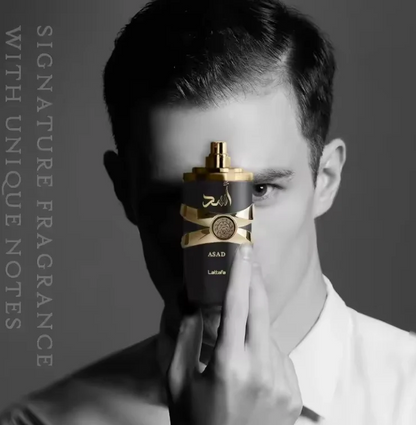 🔥 ASAD by Lattafa – Le Parfum Authentique Emirati Arabe Intense pour Homme Charismatique Inspiré de DIOR Sauvage 👑