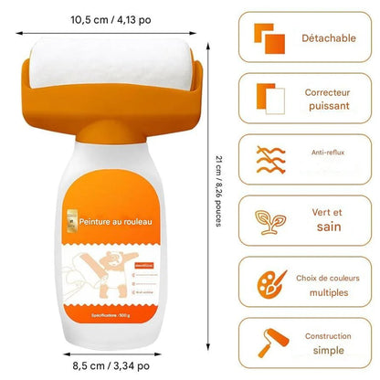 02 Boites de Rouleau de Peinture Blanc Réparateur Murale 500g 🎨.....