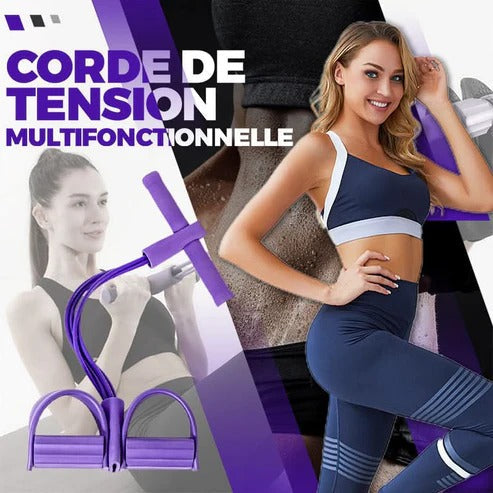 Corde de traction et entraînement pour abdominaux (Homme & Femme)