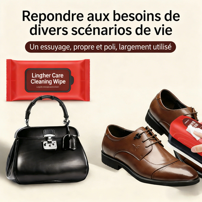 Brosse d'entretien multi-usage pour cuir - Réparez facilement les rayures sur le cuir 🧼