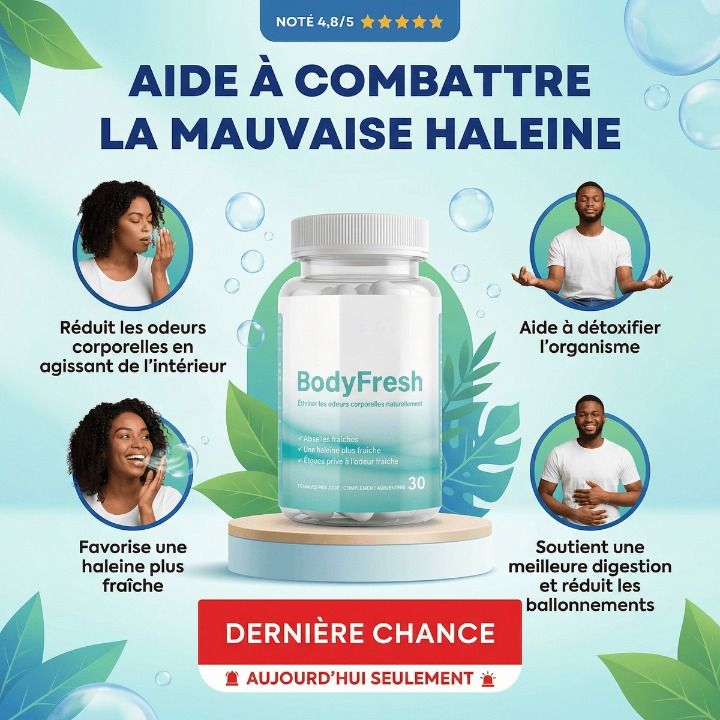 BODY MAGIC - Dites adieu à la mauvaises haleines aux odeurs corporelles