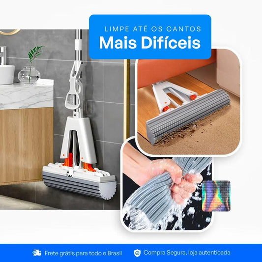 Balai Serpillière Eponge Auto-essorantes pour le Nettoyage des sols