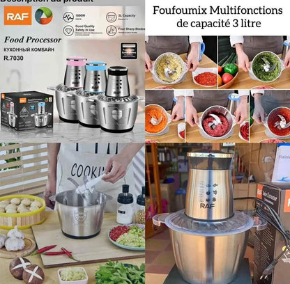 Machine FOUFOUMIX 3 Litres Originale |⚡ Piler l’igname en moins de 5 minutes, sans effort physique