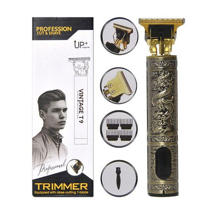 Tondeuse Professionnelle Vintage T10 – Rasoir Électrique Rechargeable Dragon TG