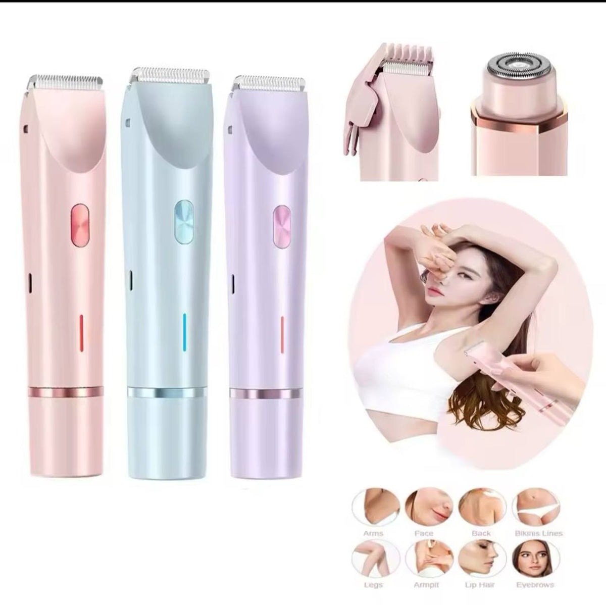 Silky™ – Tondeuse Rasoir 2.0 Pour Hommes & Femmes| Partie Intime Barbes Peau| Zéro douleur | Résultats instantanés