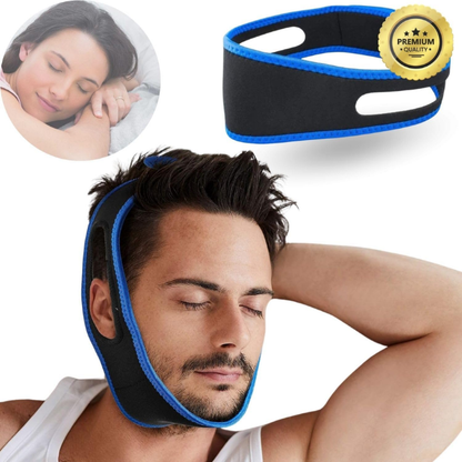 BJ Sangle de Mâchoire médicale ANTI-RONFLEMENT & ANTI-APNÉE SOMMEIL