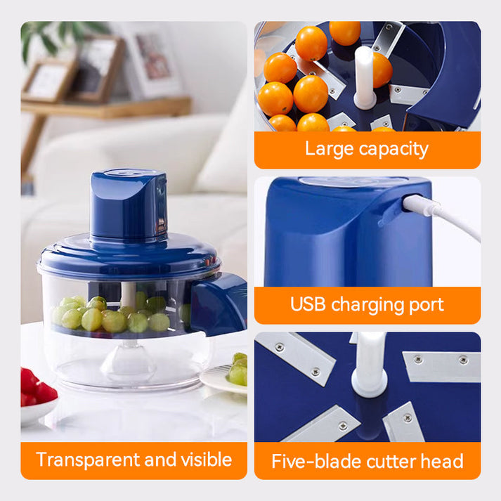 ⏳Promo Noel⏰Éplucheur électrique transparent pour fruits et légumes🍇🧄