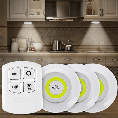 Pack De 3 Lampes LED ( A piles)  Sans Fil Télécommandées